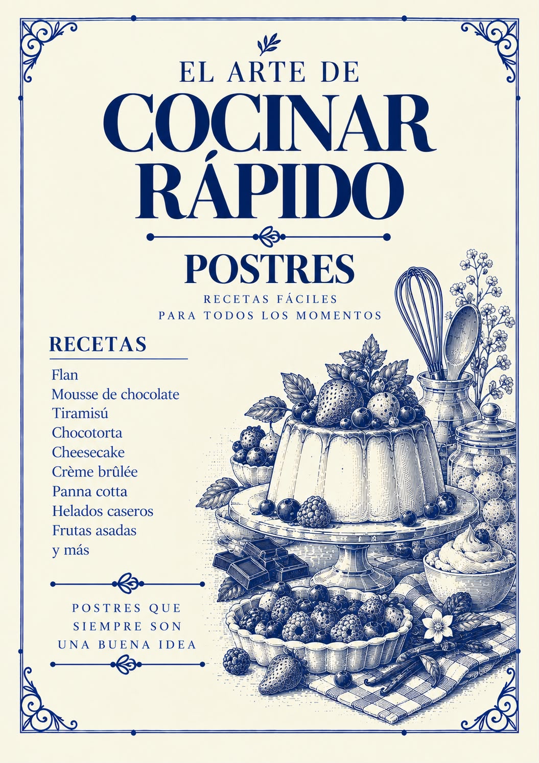 El Arte de Cocinar Rápido — Postres